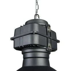 Smart Industrie Hängelampe schwarz 53 cm inkl. A60 Wifi - Sicko
