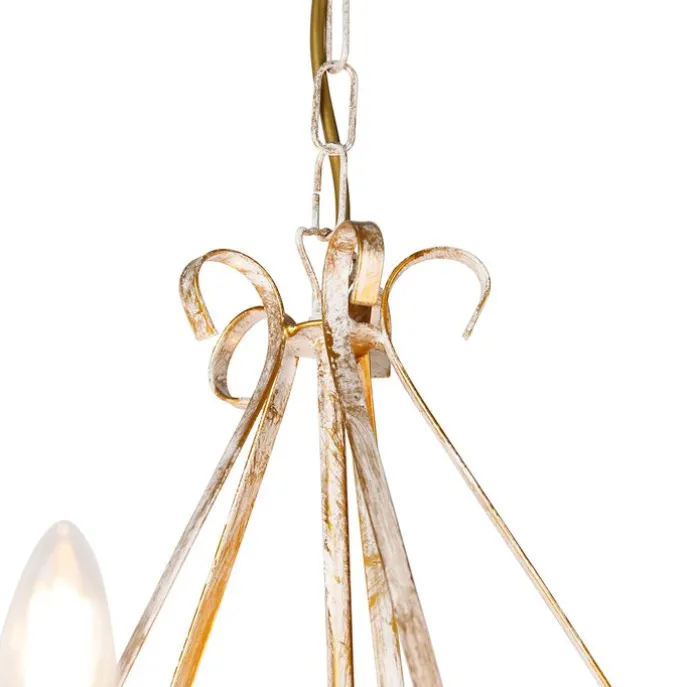 Smart Kronleuchter weiß 5 Lichter inkl. Wifi B35 - Giuseppe