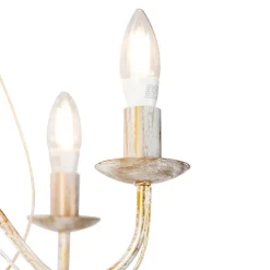 Smart Kronleuchter weiß 5 Lichter inkl. Wifi B35 - Giuseppe