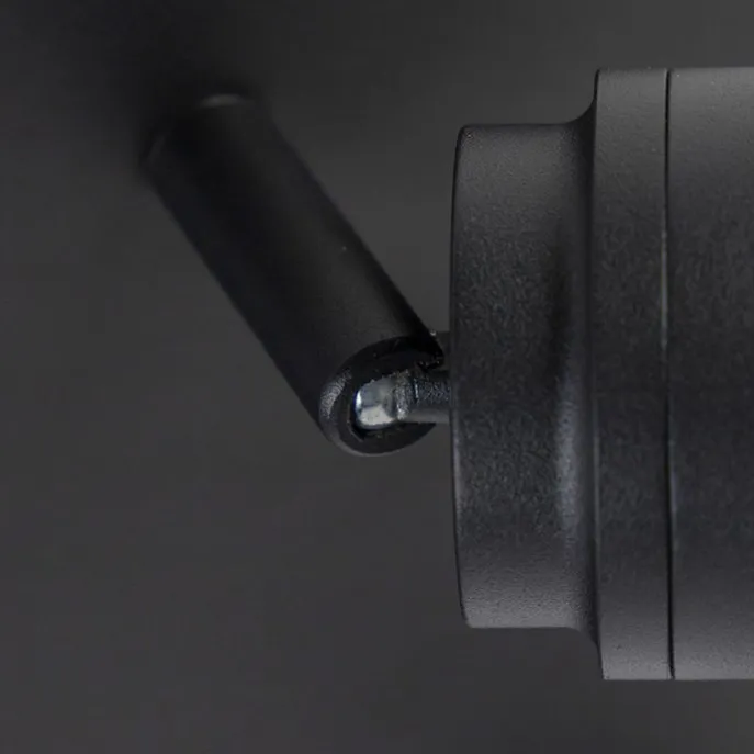 Smart Modern Spot schwarz inkl. GU10 3-flammig IP44- Ducha