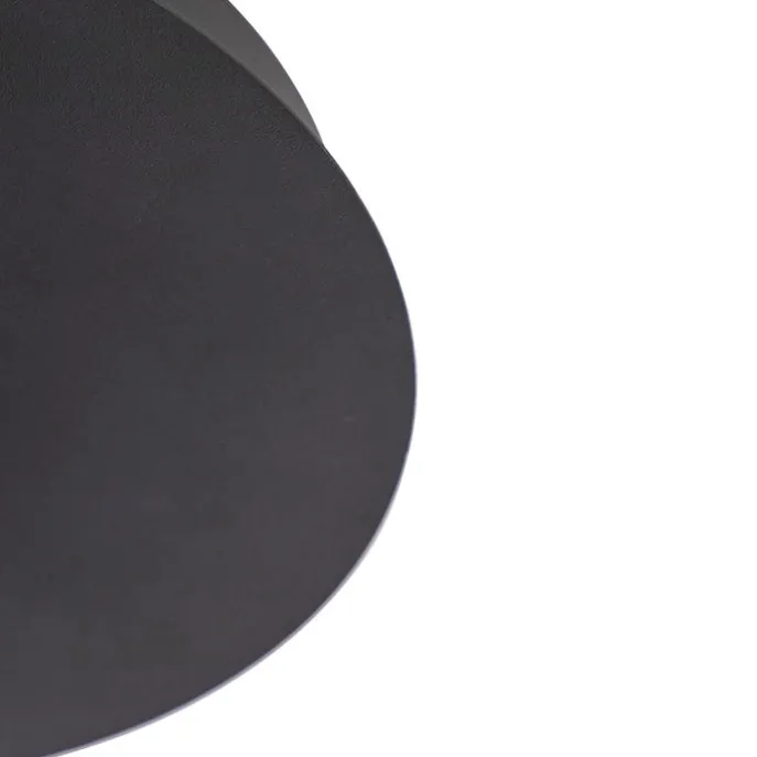 Smart Modern spot schwarz inkl. GU10 2-flammig IP44 - Ducha