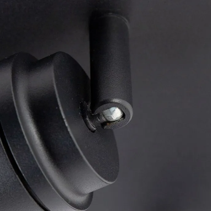 Smart Modern spot schwarz inkl. GU10 2-flammig IP44 - Ducha