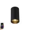 Smart moderner Spot schwarz inkl. WiFi GU10 - Tuba 1