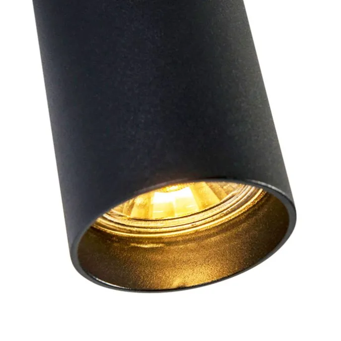Smart moderner Spot schwarz inkl. WiFi GU10 - Tuba 1