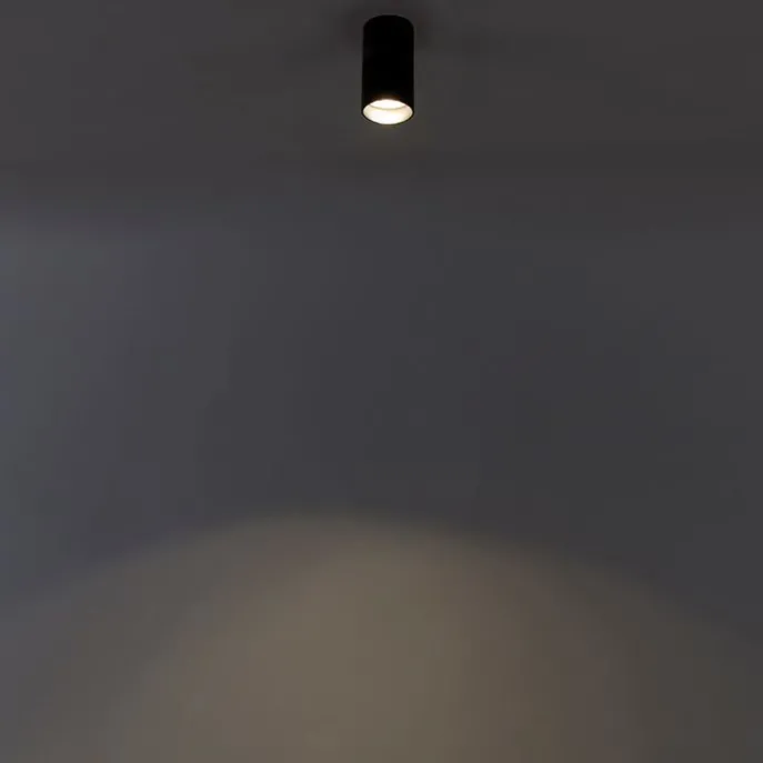 Smart moderner Spot schwarz inkl. WiFi GU10 - Tuba 1