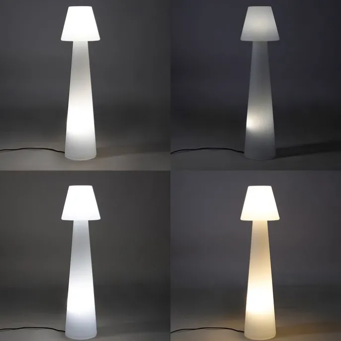 Smart Outdoor Stehleuchte weiß inkl. LED A60 IP44 - Katrijn