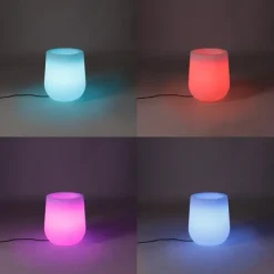 Smart Outdoor Stehleuchte Blumentopf weiß IP44 inkl. Wifi A60 - Flowerpot