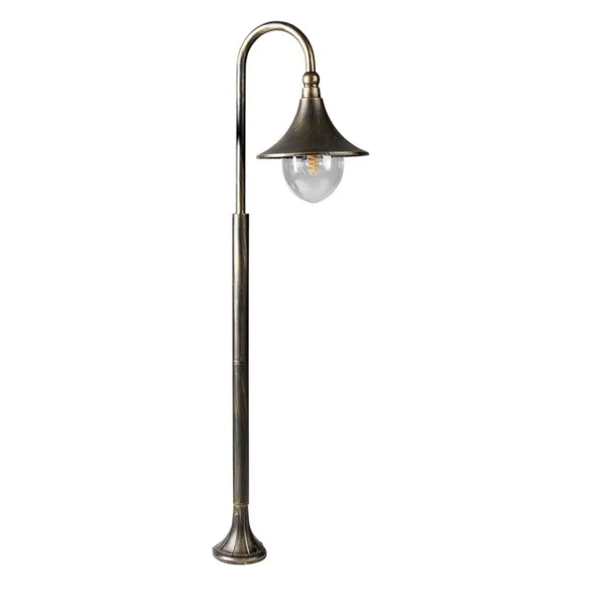 Smart Outdoor-Laterne Antikgold 125 cm IP44 inkl. WiFi A60 - Daphne