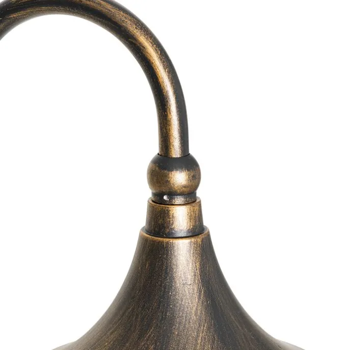 Smart Outdoor-Laterne Antikgold 125 cm IP44 inkl. WiFi A60 - Daphne