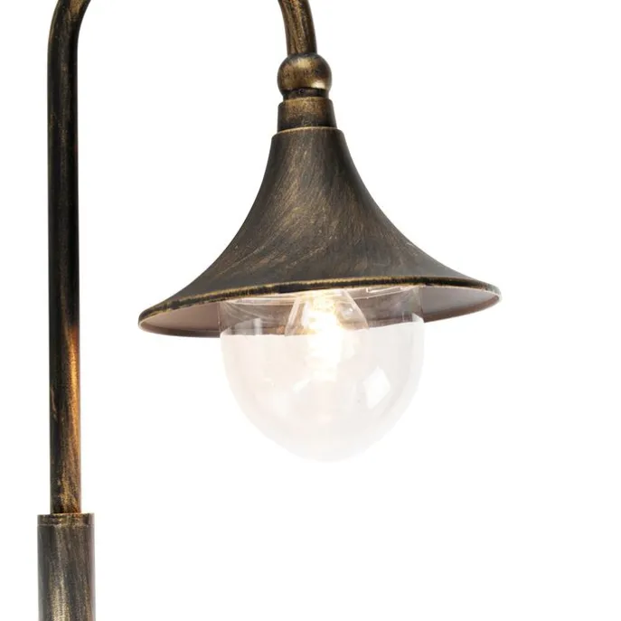 Smart Outdoor-Laterne Antikgold 125 cm IP44 inkl. WiFi A60 - Daphne