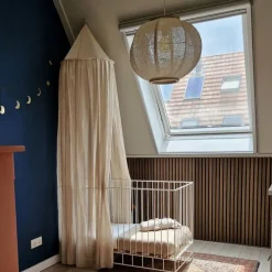 Smart Pendant Lamp Natural Fabric 48 cm Incl. Wifi G95 - Rob