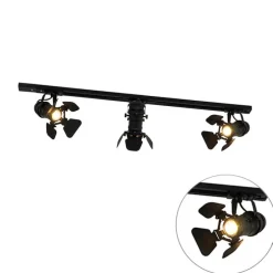 Smart Rail System Schwarz 3 Lichter inkl. Wifi GU10 - Movie