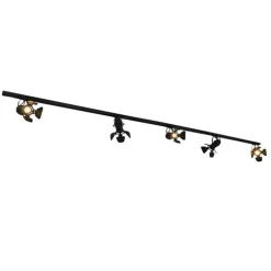 Smart Rail System Schwarz 5 Lichter inkl. Wifi GU10 - Movie