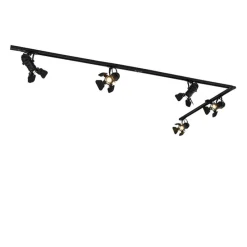 Smart Rail System Schwarz 5 Lichter inkl. Wifi GU10 - Movie