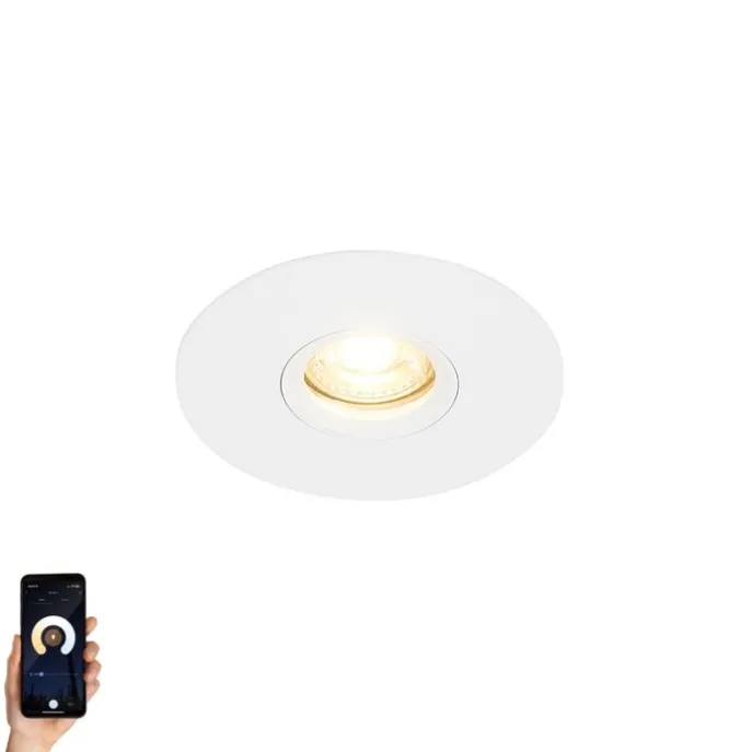 Smart Recessed Spotlight White Incl. Wifi GU10 50mm - Buco