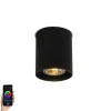 Smart schwarz gold inkl. WiFi GU10 - Tubo