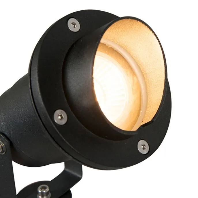 Smart Spike schwarz IP65 inkl. WiFi GU10 - Fertig