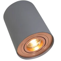 Smart Spot grau mit Kupfer inkl. GU10 WiFi Lichtquelle - Rondoo Up