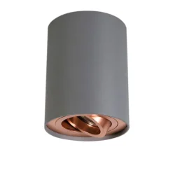 Smart Spot grau mit Kupfer inkl. GU10 WiFi Lichtquelle - Rondoo Up