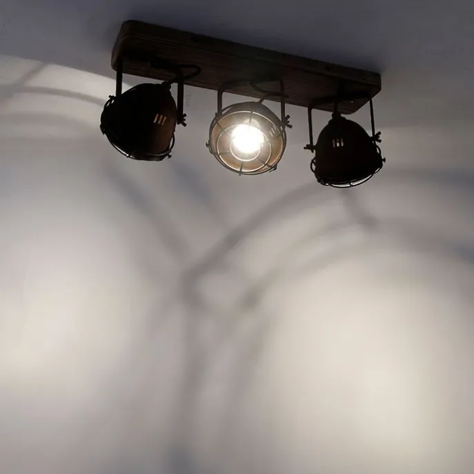 Smart Spot rostbraun kippbar inkl. 3 WiFi GU10 - Gina