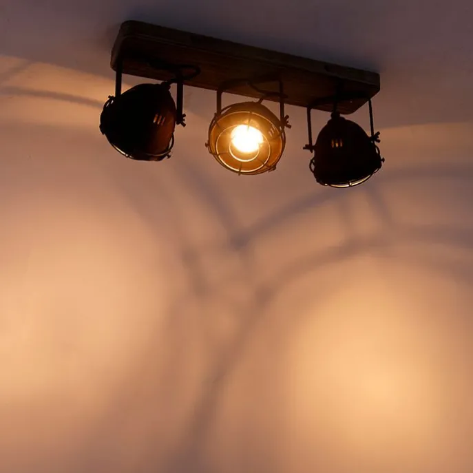 Smart Spot rostbraun kippbar inkl. 3 WiFi GU10 - Gina