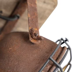 Smart Spot Rostbraun mit Holz inkl. 4 WiFi GU10 - Gina