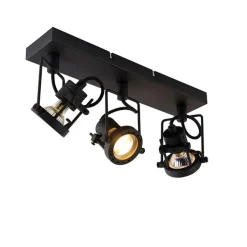 Smart Spot Schwarz 3-Licht inkl. Wifi GU10 - Sulux