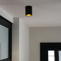 Smart Spot schwarz mit Gold inkl. GU10 WiFi Lichtquelle - Ronda