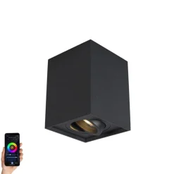 Smart Spot schwarz verstellbar inkl. WiFi GU10 - Quadro Up