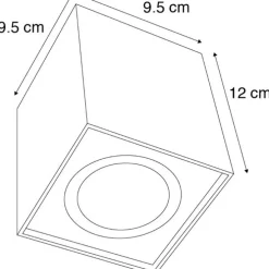 Smart Spot weiß inkl. WiFi GU10 verstellbar - Quadro 1 Up