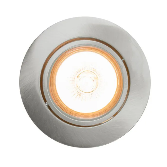 Smart versenkbarer Spotstahl kippbar inkl. Wifi GU10 - Cisco