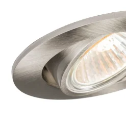 Smart versenkbarer Spotstahl kippbar inkl. Wifi GU10 - Cisco