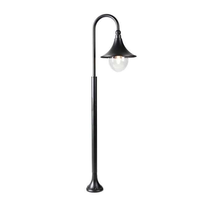 Smart-Außenlaterne schwarz 125 cm IP44 inkl. Wifi A60 - Daphne