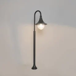 Smart-Außenlaterne schwarz 125 cm IP44 inkl. Wifi A60 - Daphne