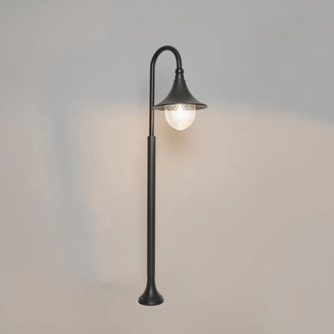 Smart-Außenlaterne schwarz 125 cm IP44 inkl. Wifi A60 - Daphne