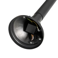 Smart-Außenlaterne schwarz 125 cm IP44 inkl. Wifi A60 - Daphne