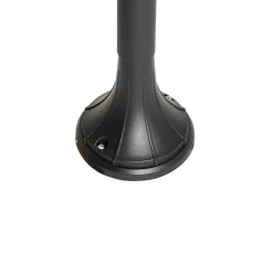 Smart-Außenlaterne schwarz 125 cm IP44 inkl. Wifi A60 - Daphne