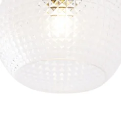 Smarte Art Deco Deckenleuchte Messing inkl. WLAN A60 - Sphere