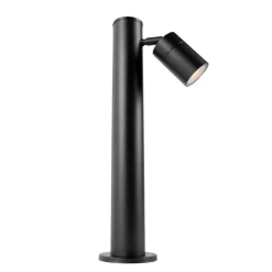 Smarte Außenlampe schwarz 45 cm verstellbar inkl. Wifi GU10 - Solo