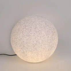 Smarte Außenleuchte Grau 45 cm IP44 inkl. LED - Nura