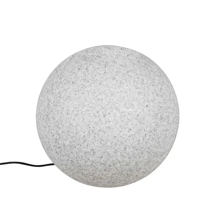 Smarte Außenleuchte Grau 45 cm IP44 inkl. LED - Nura