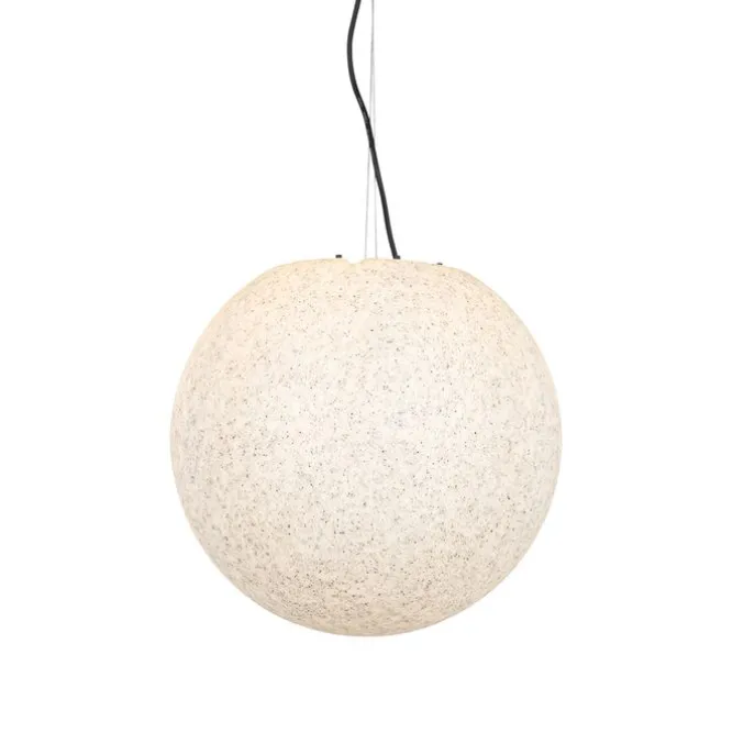 Smarte Außenleuchte Grau 45 cm IP44 inkl. LED - Nura