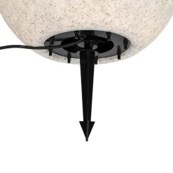 Smarte Außenleuchte Grau 45 cm IP44 inkl. LED - Nura