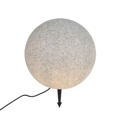 Smarte Außenleuchte Grau 45 cm IP44 inkl. LED - Nura