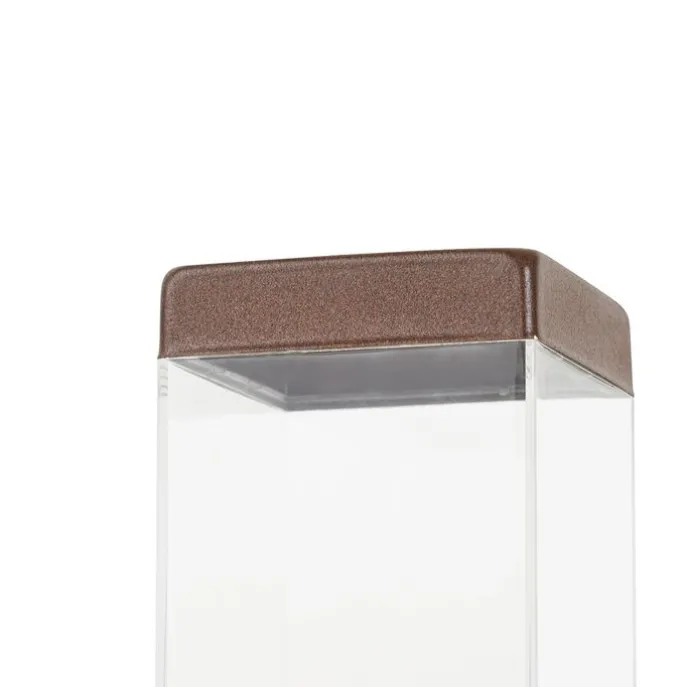 Smarte Außenleuchte Rostbraun 45 cm inkl. P45 - Malios