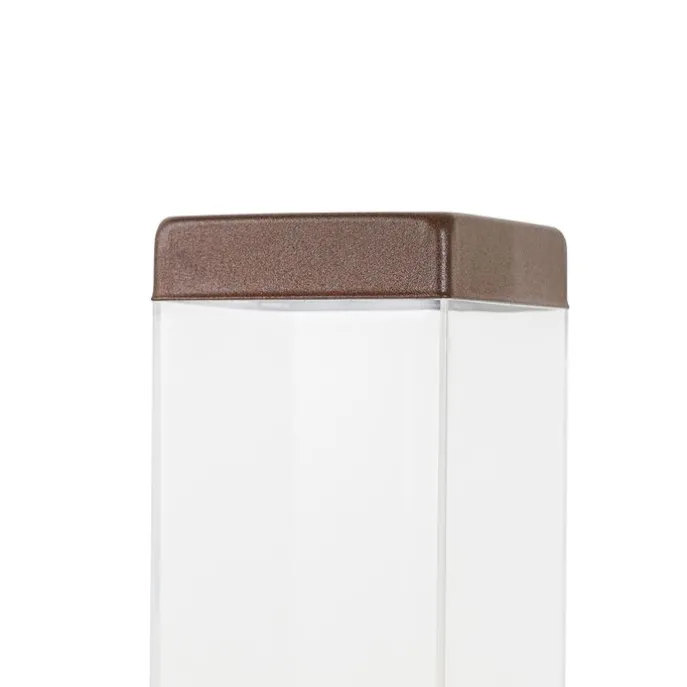 Smarte Außenleuchte Rostbraun 80 cm inkl. WiFi P45 - Malios