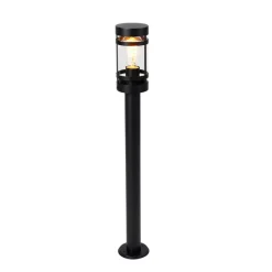 Smarte Außenleuchte schwarz 80 cm IP44 inkl. WLAN ST64 - Gleam