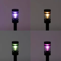 Smarte Außenleuchte schwarz 80 cm IP44 inkl. WLAN ST64 - Gleam