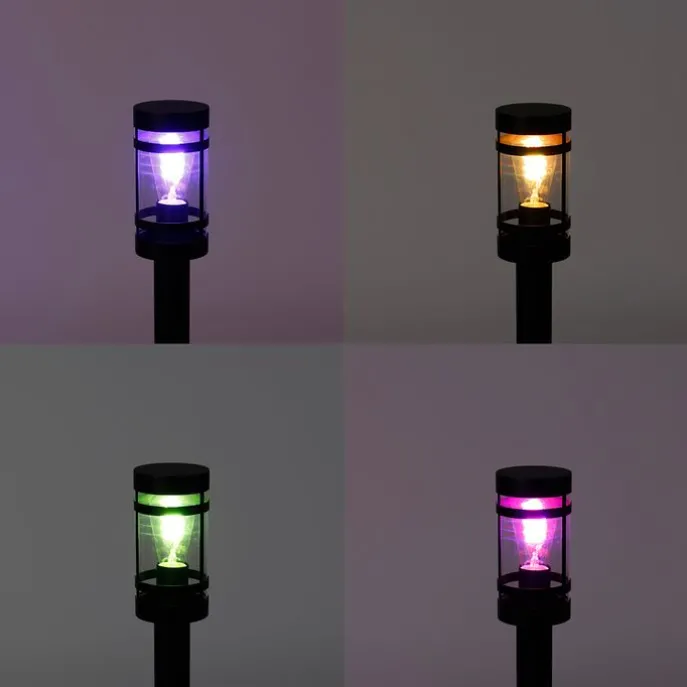 Smarte Außenleuchte schwarz 80 cm IP44 inkl. WLAN ST64 - Gleam