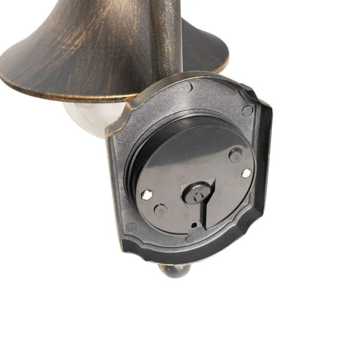 Smarte Außenwandleuchte Antikgold IP44 inkl. Wifi A60 - Daphne